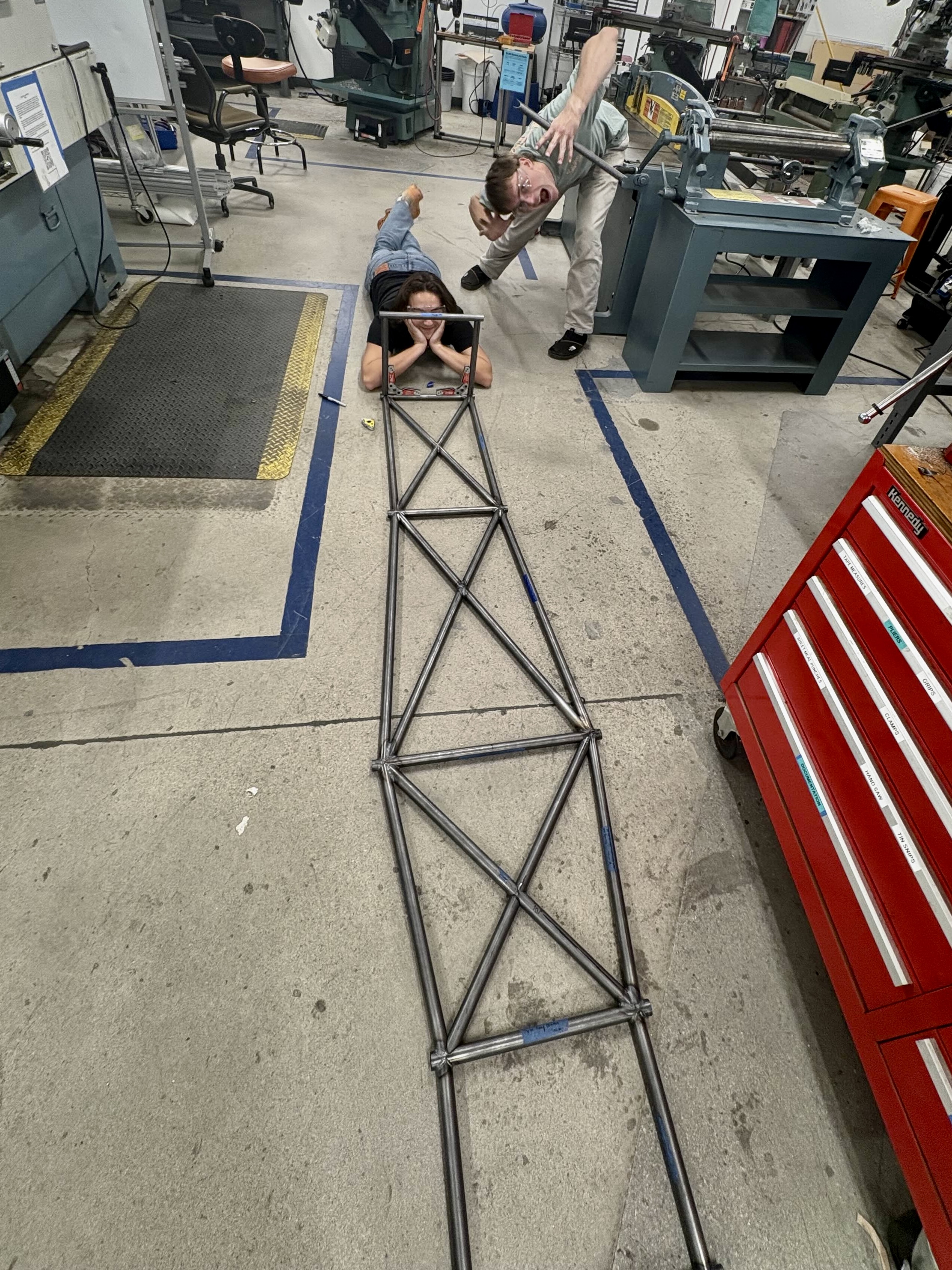 FSAE Chassis fabrication in progress