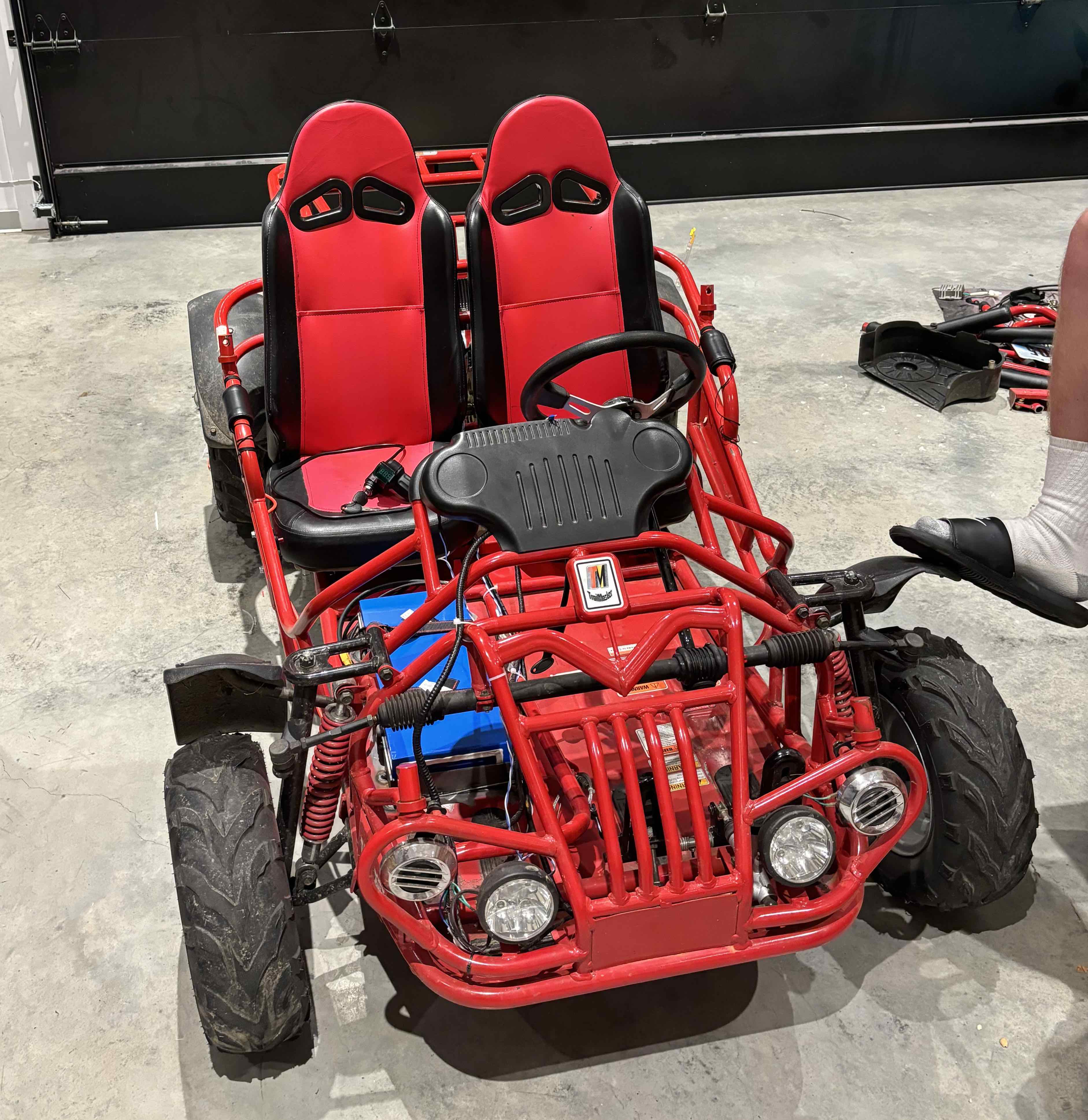 Front of Go kart